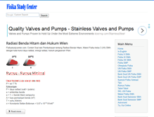 Tablet Screenshot of fisikastudycenter.com