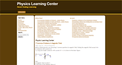 Desktop Screenshot of physics.fisikastudycenter.com